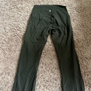 lululemon athletica Dark Green Capris